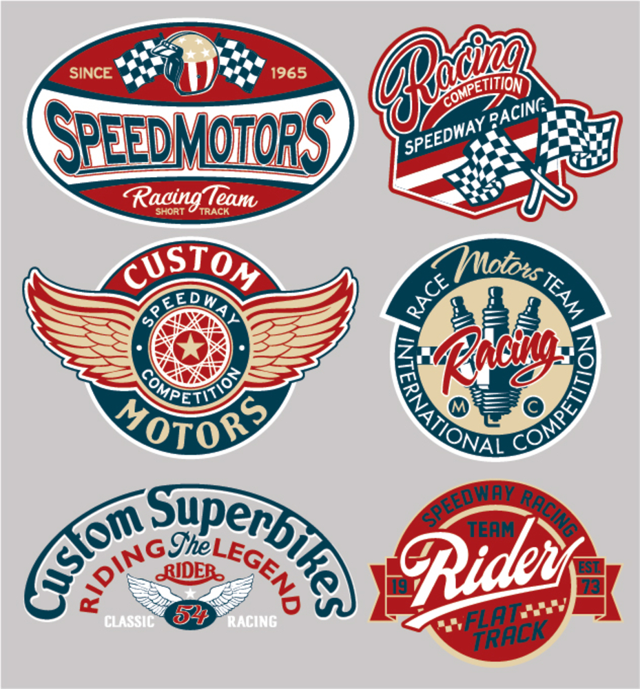 sample stiker racing