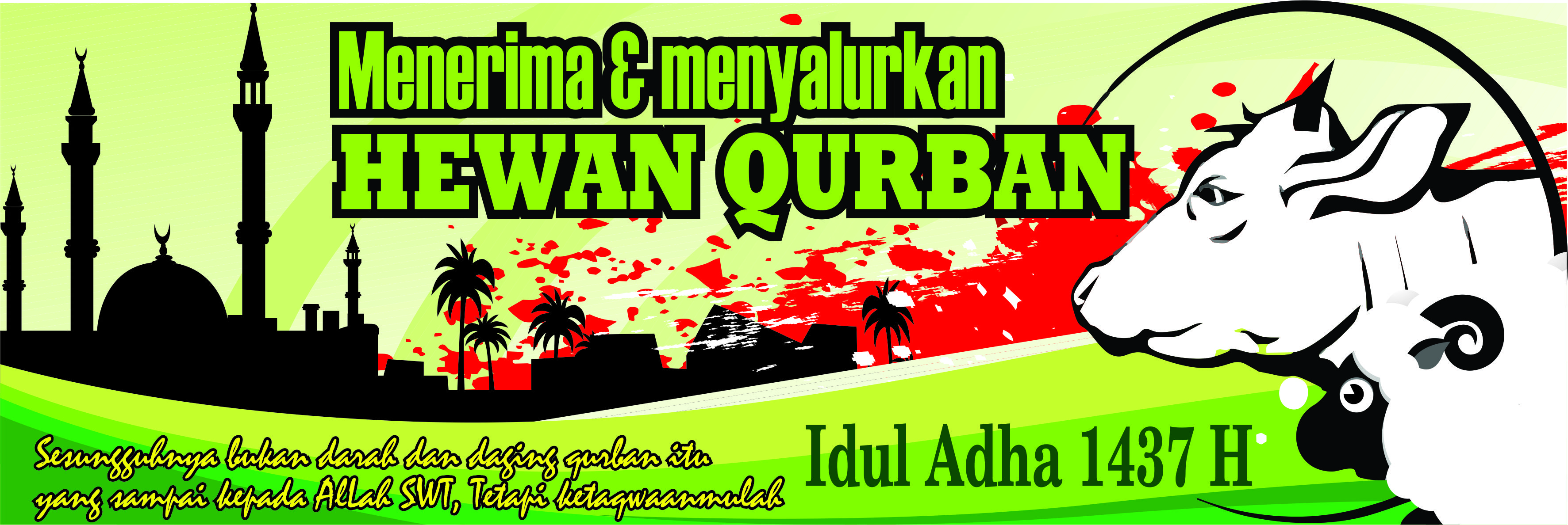 Banner Qurban 1437 H