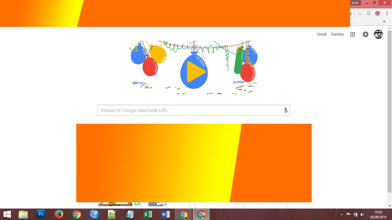 Selamat Ulang Tahun Google Ke -18