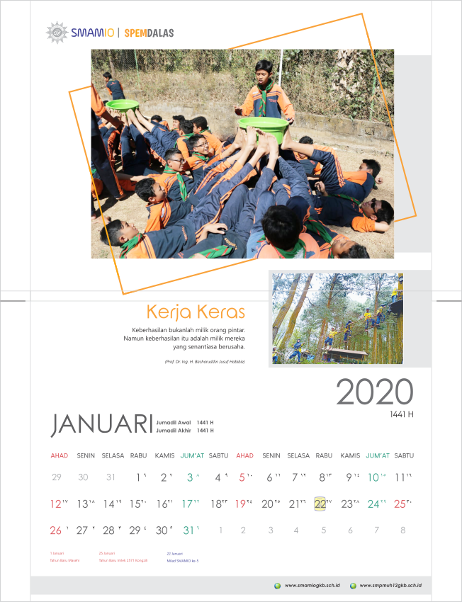 kalender 2020 CDR