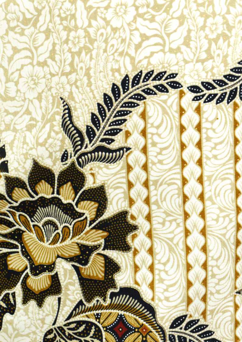 Ornamen motif batik 6